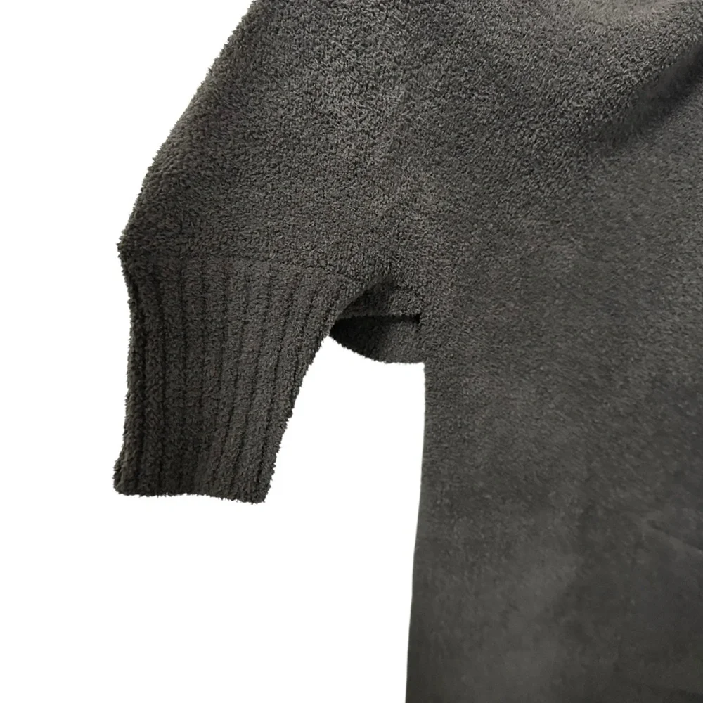 Barefoot Dreams Cozychic Womens Blanket Wrap One Size Carbon Gray - Picture 10 of 13